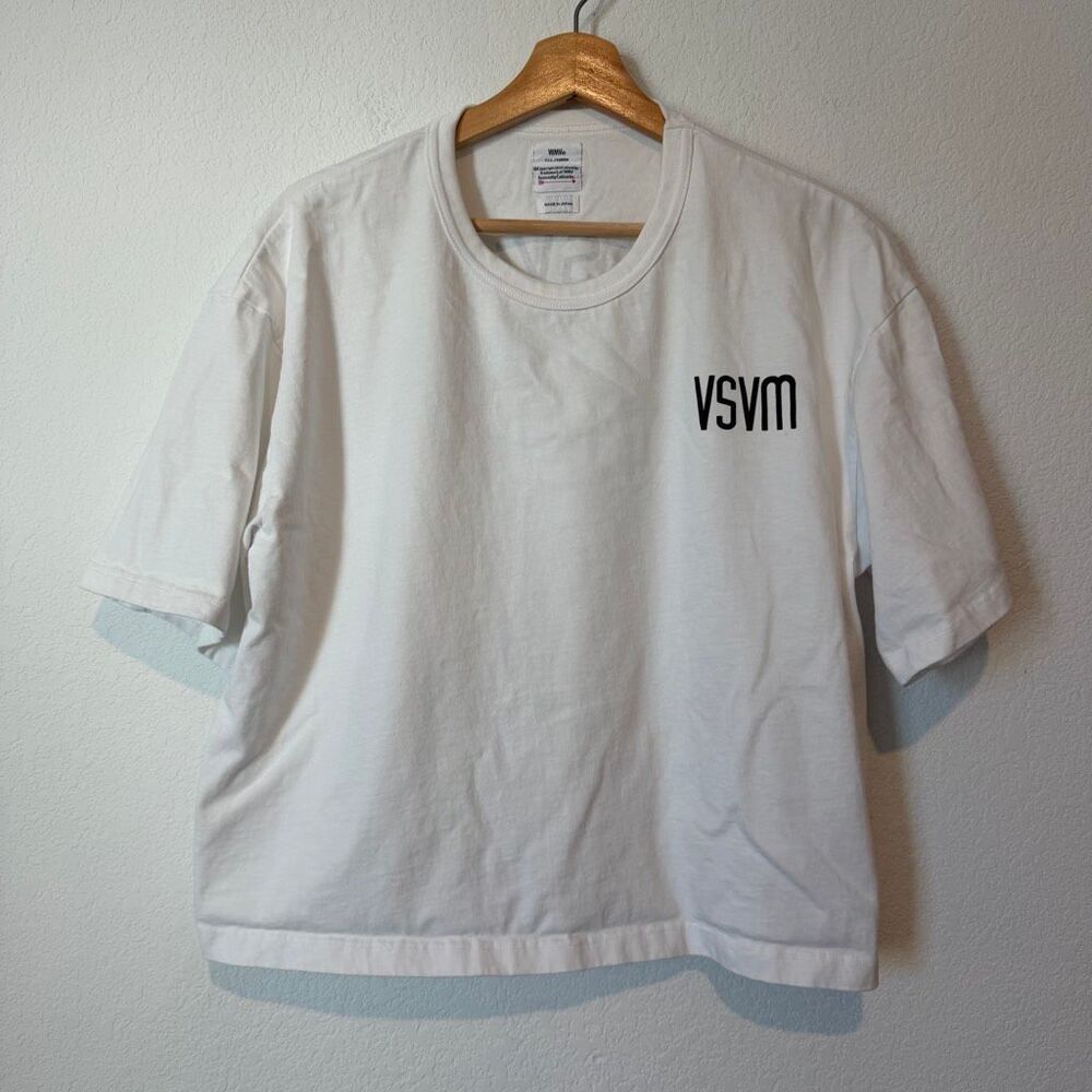 Visvim Peerless Tokyo White Short Sleeve Jumbo T-Shirt Size 2/Medium